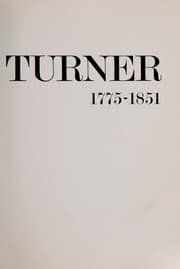 Tapa de Turner, 1775-1851