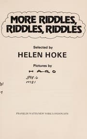 Tapa de More riddles, riddles, riddles