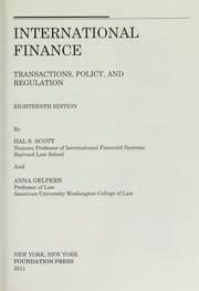 Tapa de International finance