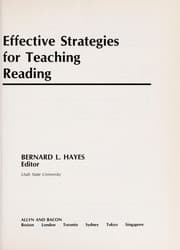 Tapa de Effective strategies for teaching reading