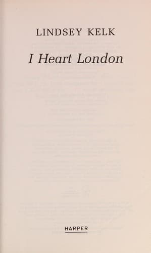 Tapa de I heart London