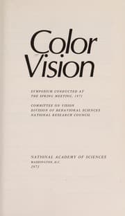 Tapa de Color Vision Symposium Conducted at the Spring Meeting, 1971