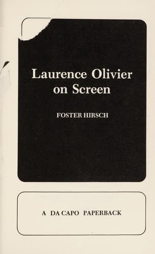 Tapa de Laurence Olivier on screen