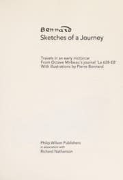 Tapa de Sketches of a journey