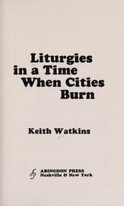 Tapa de Liturgies in a time when cities burn