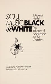 Tapa de Soul music, black & white