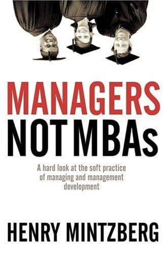 Tapa de Managers Not MBAs