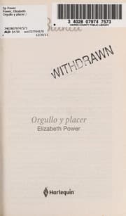 Tapa de Orgullo y placer