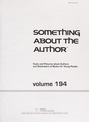Tapa de Something About the Author