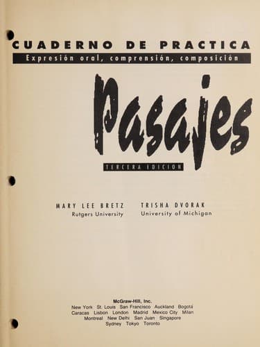 Tapa de Pasajes