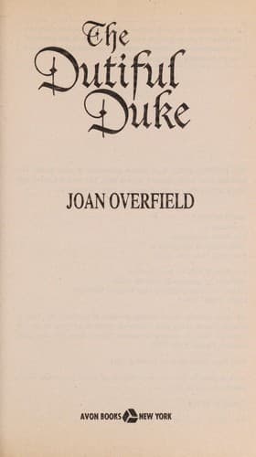 Tapa de The Dutiful Duke