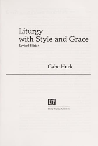 Tapa de Liturgy With Style and Grace