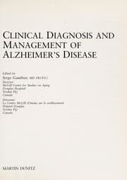 Tapa de Clinical diagnosis and management of Alzheimer's disease