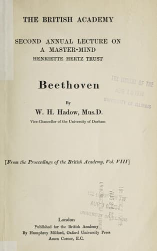 Tapa de Beethoven