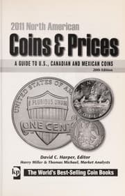 Tapa de North American coins & prices 2011