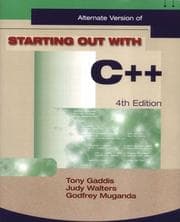 Tapa de Starting Out with C++ Alternate