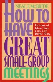 Tapa de How to have great small group meetings