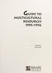 Tapa de Guide to Multicultural Resources 1995/1996