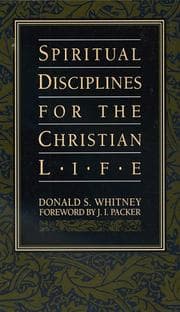 Tapa de Spiritual disciplines for the Christian life