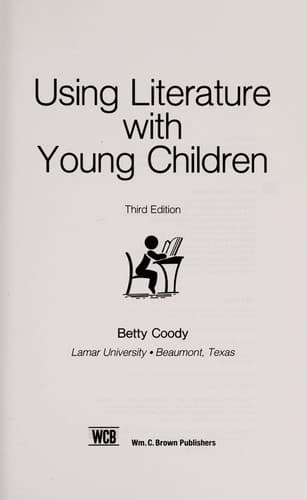 Tapa de Using literature with young children