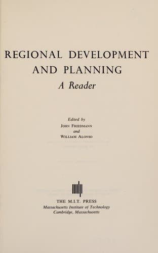 Tapa de Regional development and planning