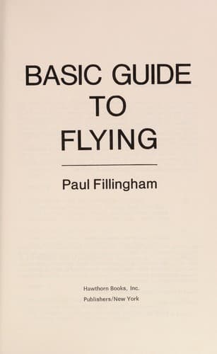 Tapa de Basic guide to flying