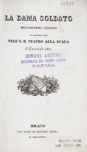 Tapa de La dama soldato