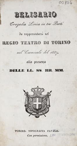 Tapa de Belisario