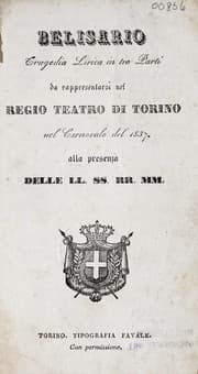 Tapa de Belisario