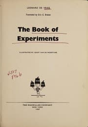 Tapa de The book of experiments