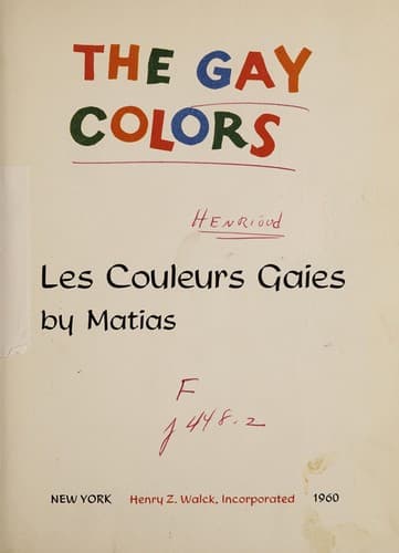 Tapa de The gay colors