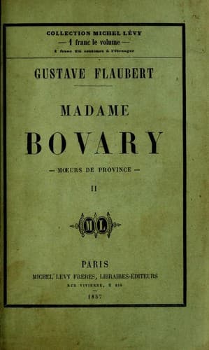 Tapa de Madame Bovary