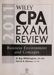 Tapa de Wiley CPA exam review 2011