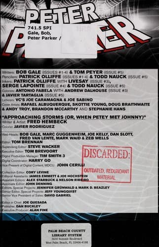 Tapa de Peter Parker