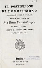Tapa de Il postiglione di Longjumeau