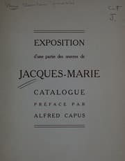 Tapa de Exposition d'une partie des œuvres de Jacques-Marie