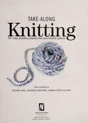 Tapa de Take-along knitting