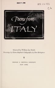 Tapa de Poems from Italy