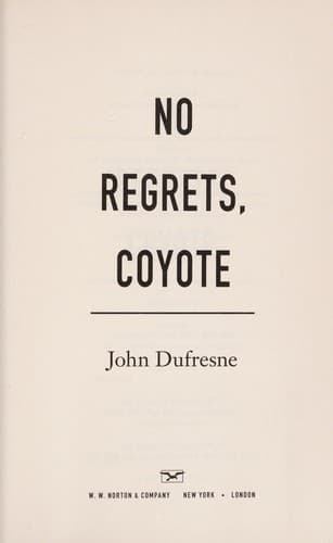 Tapa de No Regrets, Coyote