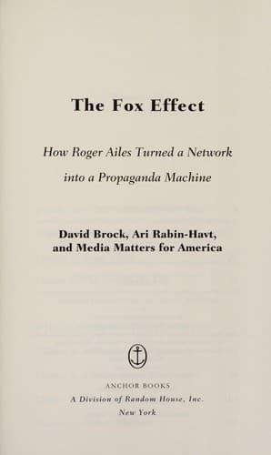 Tapa de The Fox effect