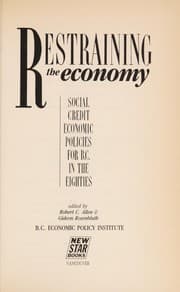Tapa de Restraining the economy