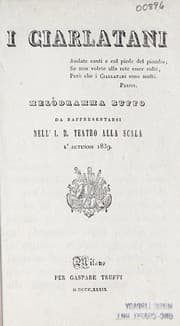 Tapa de I ciarlatani