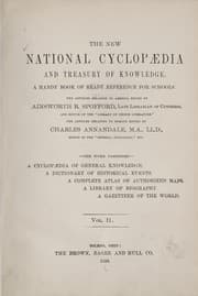 Tapa de The new national cyclopædia and treasury of knowledge