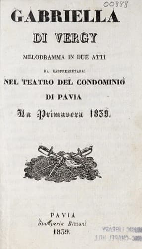 Tapa de Gabriella di Vergy