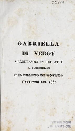Tapa de Gabriella di Vergy