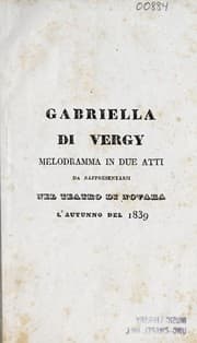 Tapa de Gabriella di Vergy