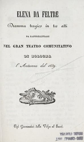 Tapa de Elena da Feltre