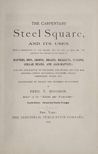 Tapa de Carpenters steel square...