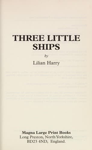 Tapa de Three little ships