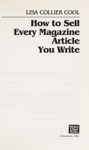 Tapa de How to Sell Every Magazine Article You Write